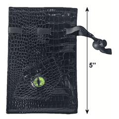 Dice Bag: 3x5 Dragonscale Dragon Eye Black (smaller) MM767